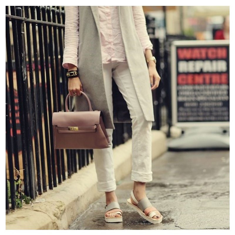 CLAVESTEP XIII Sandals - Leather Sandals - thirteen - Happy Pale Dogwood - Women's Casual Shoes - Genuine Leather Pink