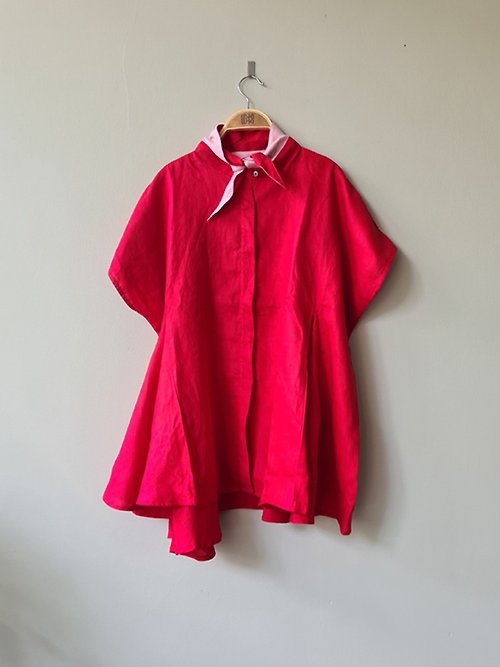 Maomao Fae Long Shirt in Red