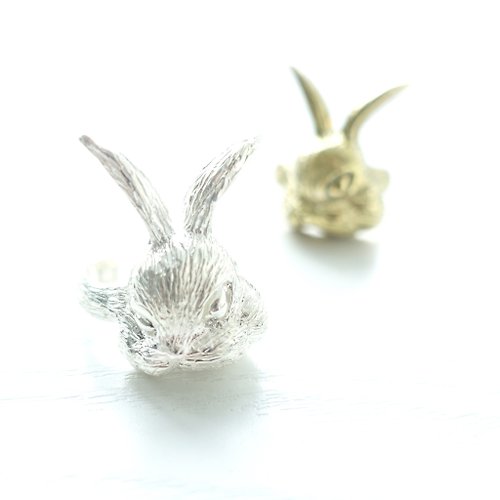 IDYllic Love Bunny兔系列 - 兔子純銀黃銅客製戒指