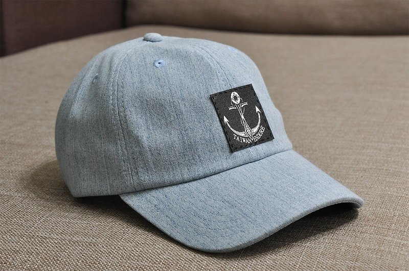 ENDURE/Anchor/淺藍色牛仔丹寧 - 帽子 - 棉．麻 藍色