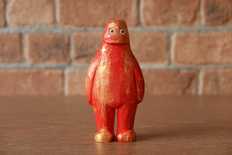 Nub-Nib Sparkling - 公仔/玩偶 - 木頭 紅色