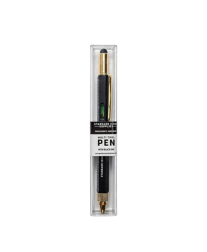 British Gentlemen's Hardware six-in-one multifunctional Tool Pen gold metal tool pen - อุปกรณ์เขียนอื่นๆ - โลหะ สีทอง