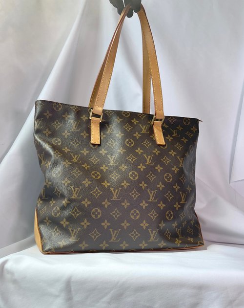 RARE TO GO VINTAGE 日出中古【品牌中古包手飾選品店】 LV Cabas Mezzo Shoulder Tote Bag 手提包 手袋 日本中古vintage