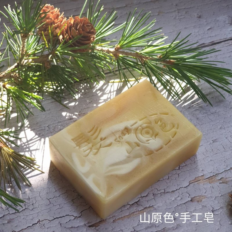 Mountain original color handmade soap cedar forest repair shampoo essential oil soap repair problem scalp fluffy hair - Soap - Other Materials 