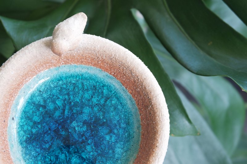 小鳥水盆 陶瓷擺件 - 擺飾/家飾品 - 陶 