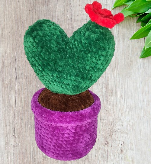 JoyBabyToys Amigurumi Pattern-cactus lover gift-cute crochet pattern