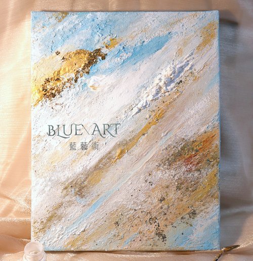 体験・アクティビティ】金箔絵、テクスチャ絵、抽象画 - もうひとつの夏 - ショップ blue-art 絵画教室・アートスクール - Pinkoi