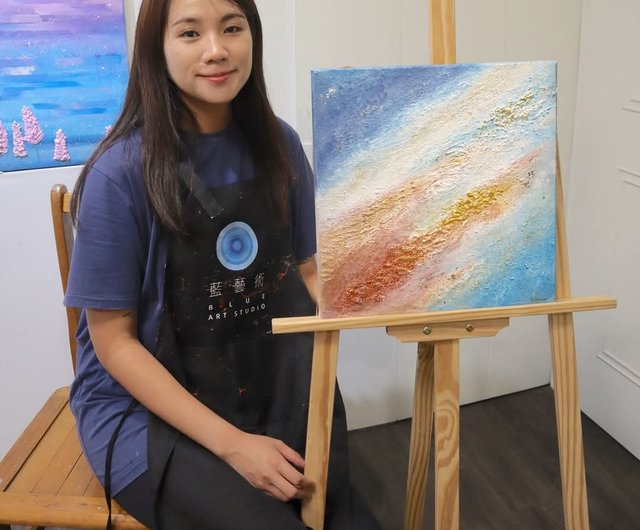 体験・アクティビティ】金箔の絵画の質感の絵画の抽象画 - もう一つの