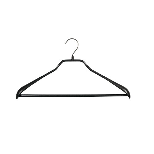 MAWA輕奢衣家 【德國MAWA】時尚無痕止滑衣架外套大衣衣架42cm(黑色/20入)