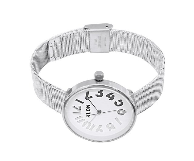 KLON 隱藏時間系列| 金屬錶帶款| 33 mm | 優雅小錶面- 設計館KLON日本