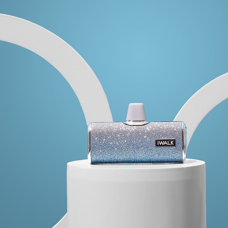[Graduation Gift] [iWALK] Star Diamond Edition plug-in power bank - Star Blue - Chargers & Cables - Other Materials Blue