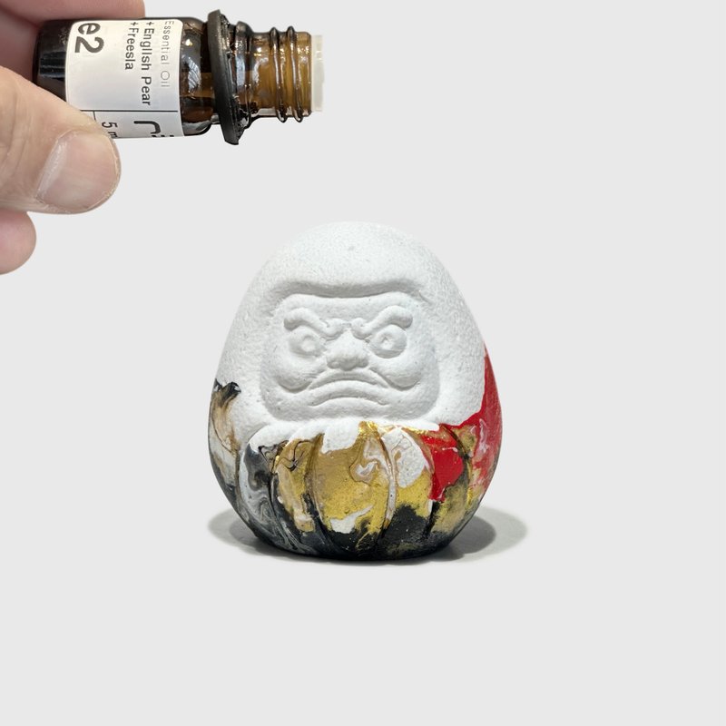 手工製造 I 達摩擴香石 I 流體藝術 - 香氛/精油/擴香 - 其他材質 灰色