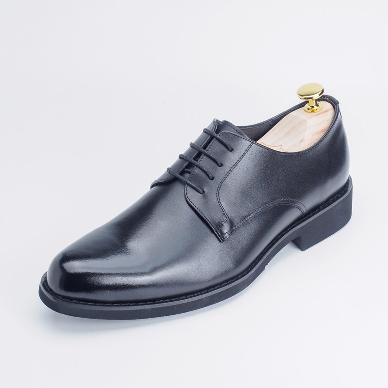 Super light and comfortable Basic classic Derby shoes∣sd01k Monarch Black - Men's Leather Shoes - Genuine Leather Black