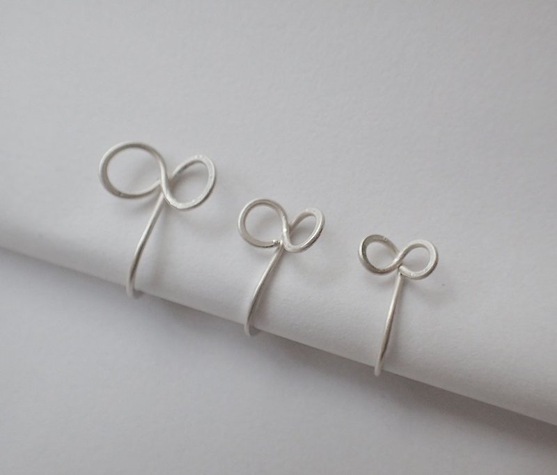 sprout earrings, Fine silver wire - ต่างหู - เงิน สีเงิน