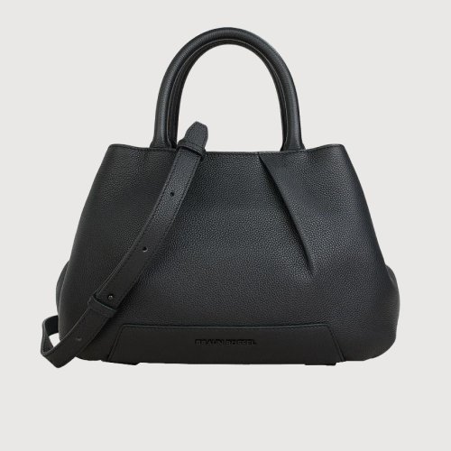 BRAUN BUFFEL 德國小金牛 【免費贈送送禮提袋】安娜格-C系列 手提包-黑色/BF859-57-BK