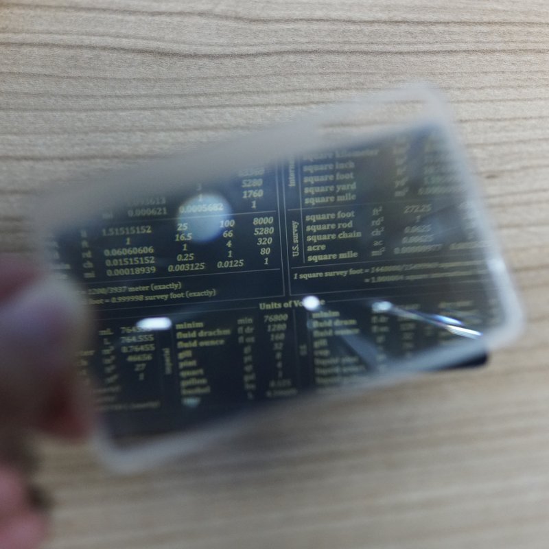 Credit Card-Sized Magnifier - อื่นๆ - พลาสติก สีใส