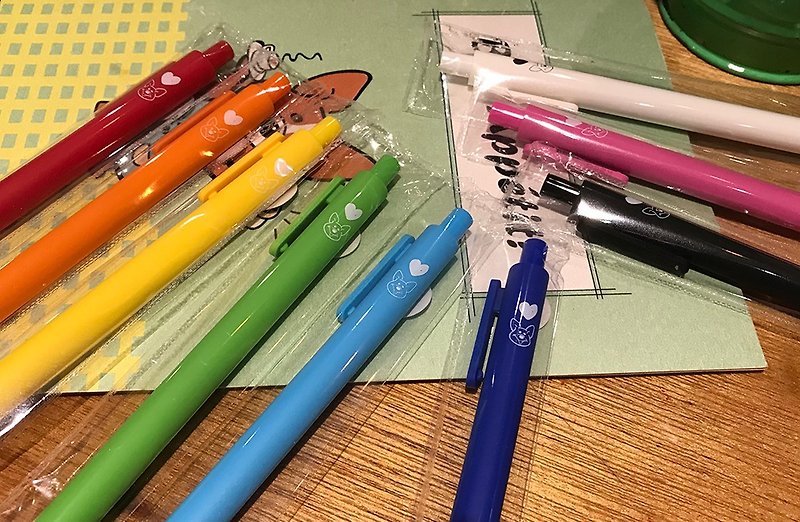 Love Corgi Gel Pen 0.5 - Other Writing Utensils - Plastic 