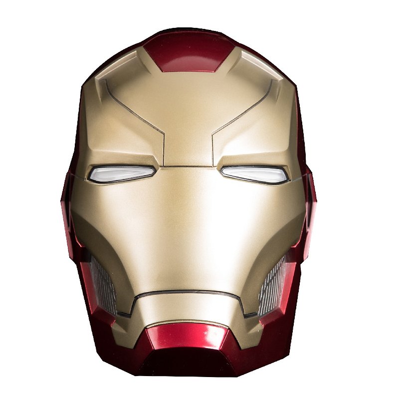 Iron Man Mark 46 Helmet 1:1 Bluetooth Speaker - Items for Display - Plastic Red