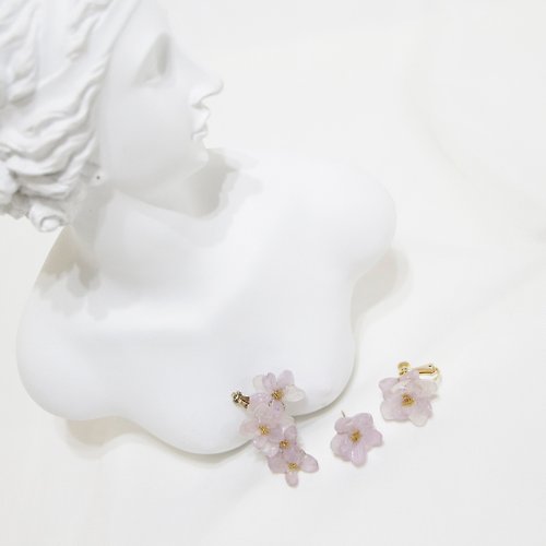 Vice Versa 水晶花室 永生花飾品|日本樹脂|耳骨夾耳針耳夾_花系女子