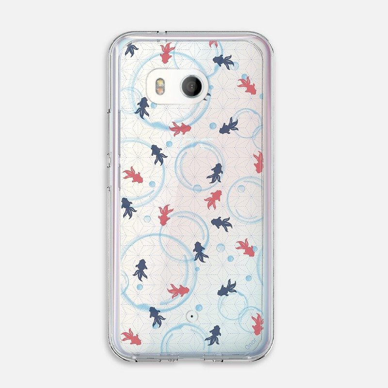Fall soft shell Japanese painted series - Matte [Goldfish] Android series Ssmsung Oppo HTC ASUS LG millet Sony HUAWEI - Phone Cases - Plastic Transparent