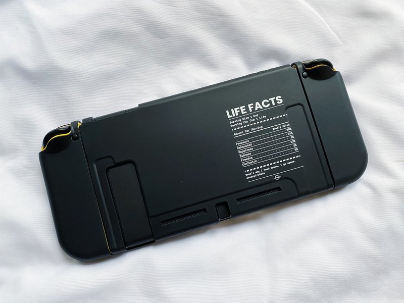 人生好難 LIFE FACTS SWITCH保護套 - 科技小物 - 塑膠 黑色
