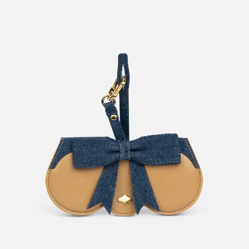 ANY DI 德國時尚真皮眼鏡包-緞帶 - 吊飾 - 真皮 