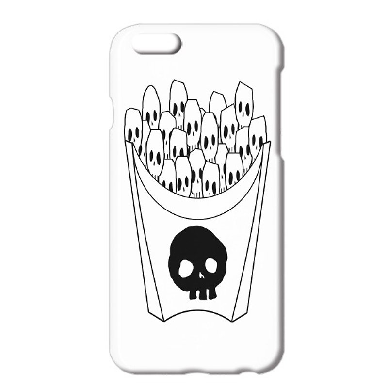 [IPhone Cases] skull French fries 2 - เคส/ซองมือถือ - พลาสติก ขาว