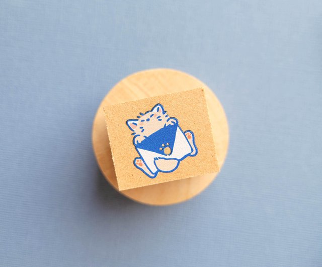 Cat Rubber Stamp Set