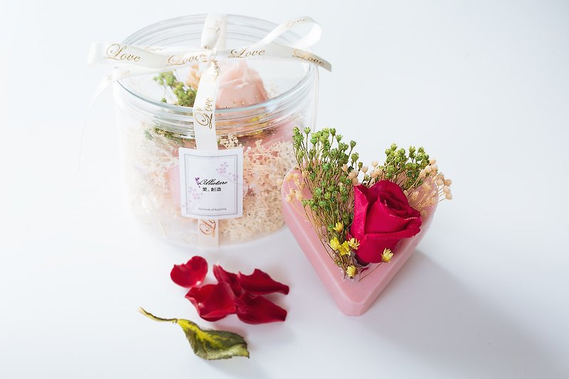 Rose aromatherapy brick Valentine's Day gift eternal flower / birthday gift / confession gift - น้ำหอม - พืช/ดอกไม้ 