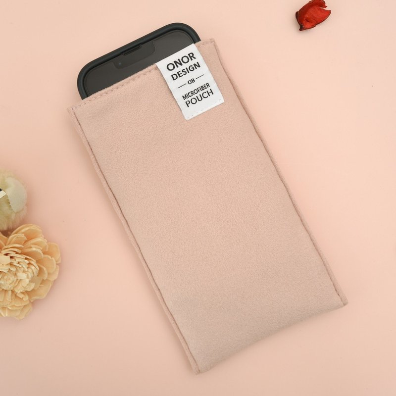 Wipeable mobile phone case Ob3 [Milk Tea Color] Minimalist design, anti-bacterial, anti-scratch, anti-fall, anti-fall out - Phone Cases - Other Man-Made Fibers Khaki