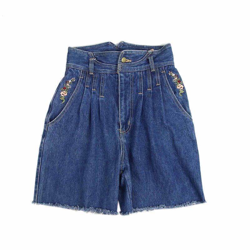 Tsubasa.Y vintage blue 007, denim shorts, tannin shorts - Women's Pants - Other Materials 