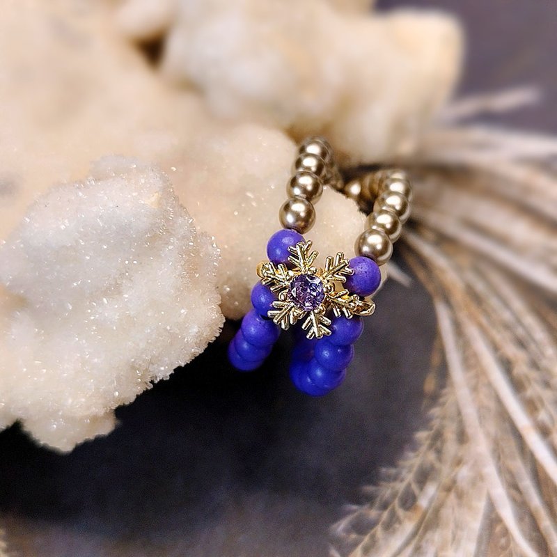 紫晶靈戒指 | 美國紫雲母 | 鋯石 | - 戒指 - 水晶 