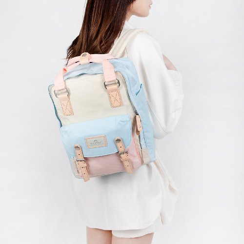 DOUGHNUT - 來自香港的包包設計品牌 DOUGHNUT 防潑水多袋式後背包-白色-Macaroon