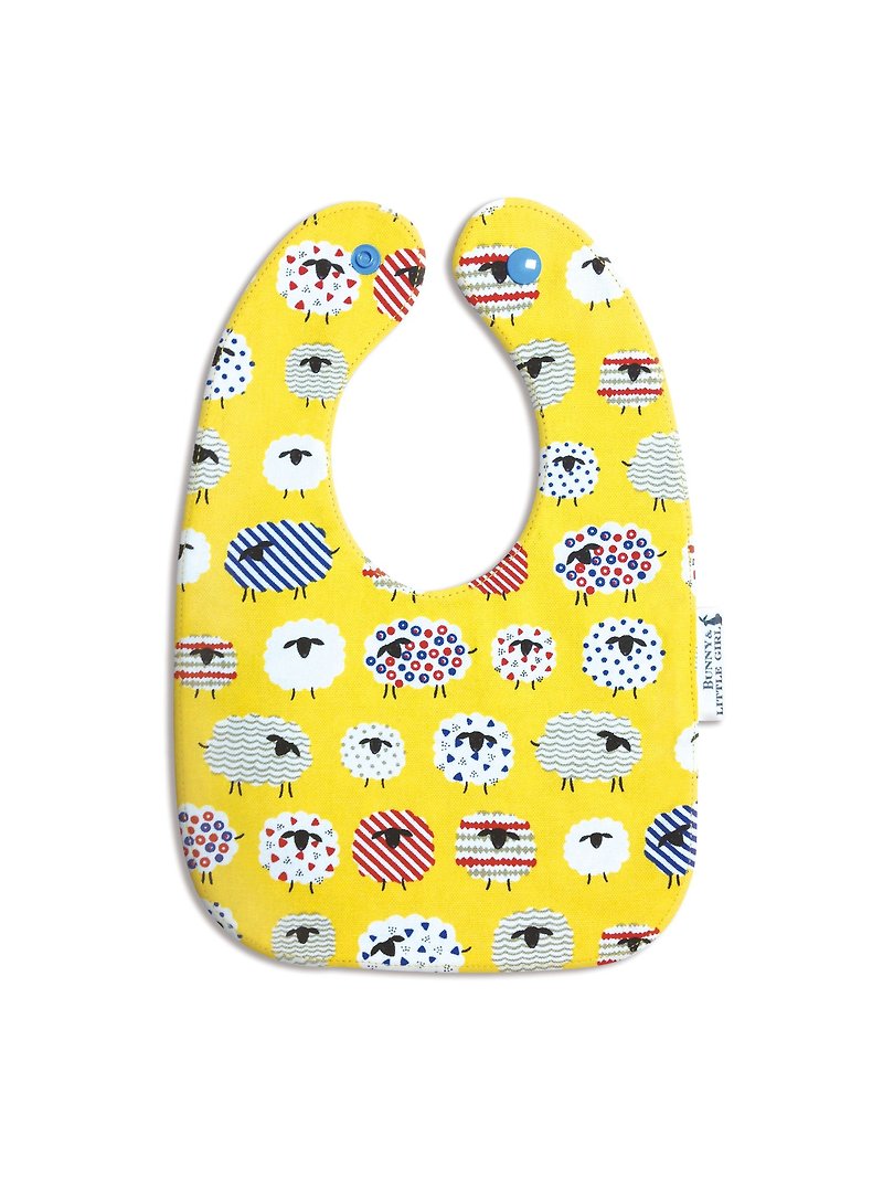 Sided bibs - yellow blue white lamb point - Bibs - Other Materials 