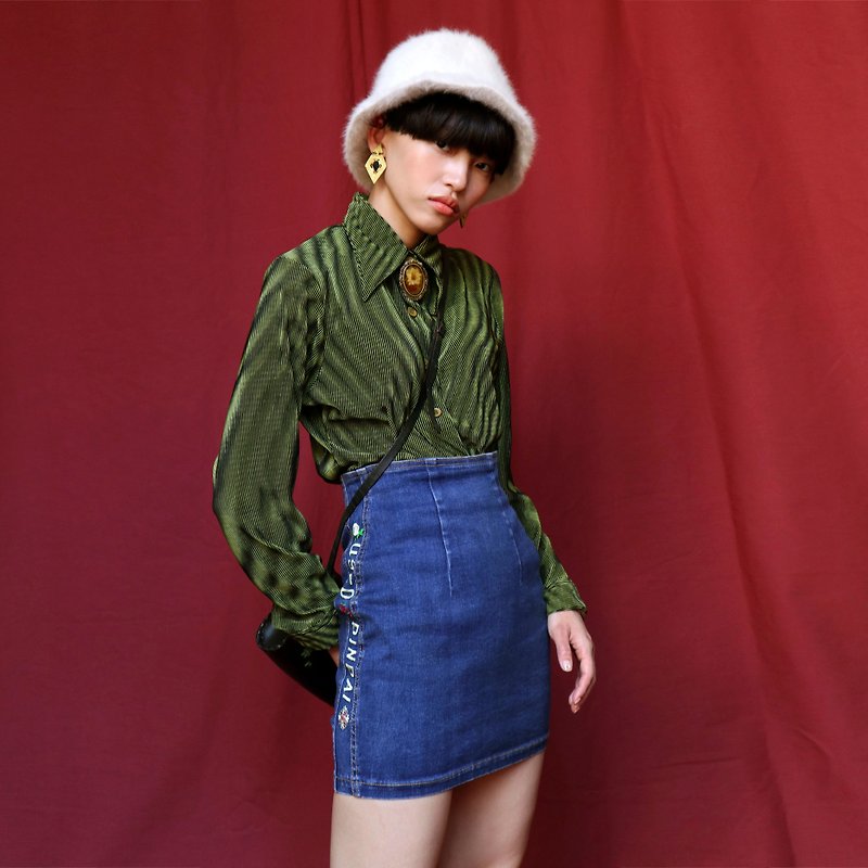 Pumpkin Vintage. Vintage denim skirt - Skirts - Other Materials 