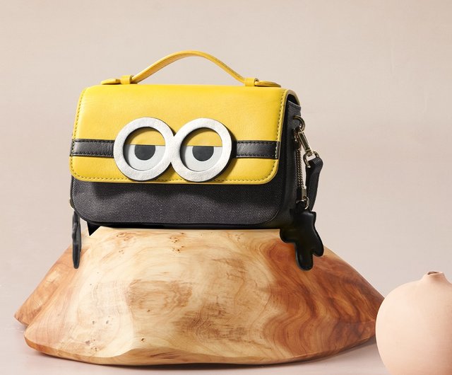 購入特典】ミニオンズ ファブリック×レザー ショルダーバッグ ギフトに