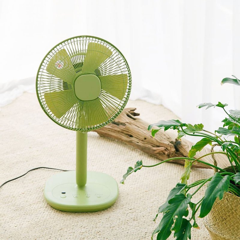Recommended for entering the house I positive and negative zero XQS-Z710 12-inch lightweight electric fan green - พัดลม - เรซิน สีเขียว