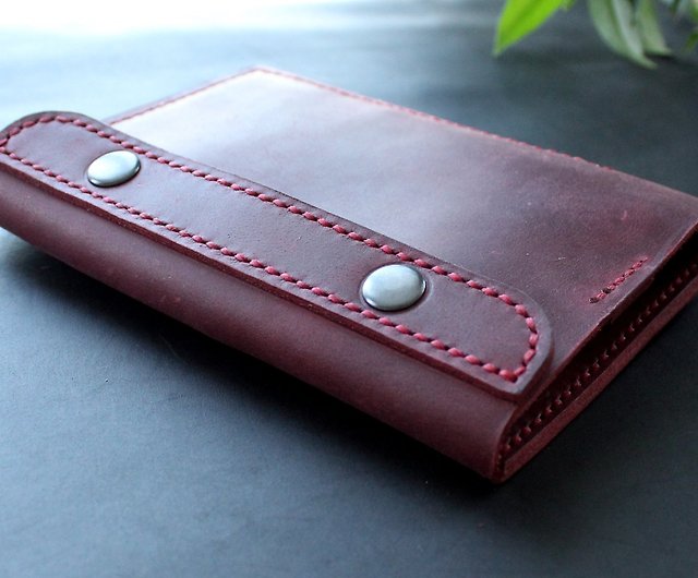 Real Leather Interchangeable Knitting Needle Case Handmade