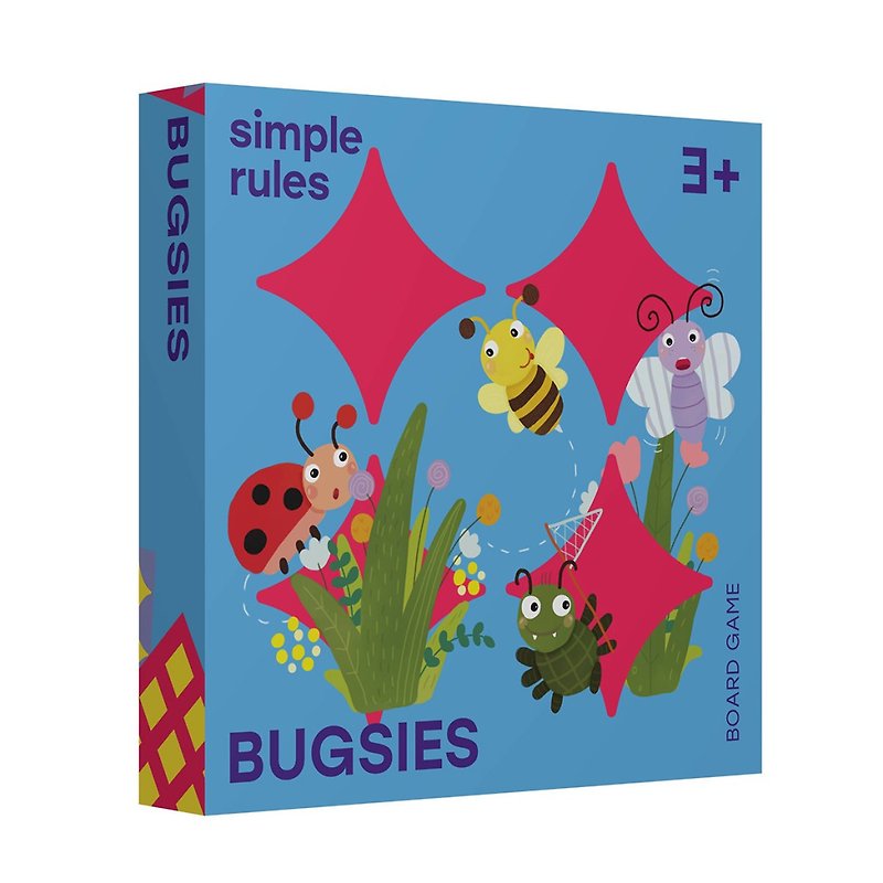 【嚴選禮物】simple rules - 捕蟲仔 Bugsies - 俄羅斯兒童桌遊 - 嬰幼兒玩具/毛公仔 - 木頭 多色