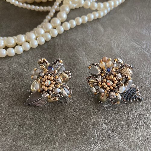 Brillio bijoux 3way metal earrings