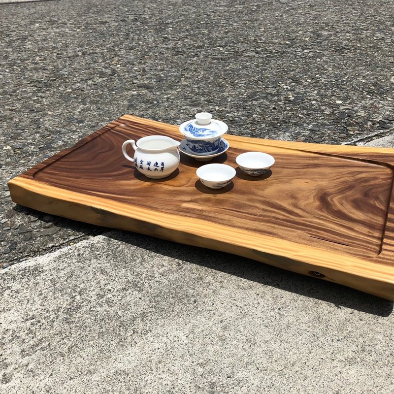 Green Sandalwood Tea Tray - ถ้วย - ไม้ 