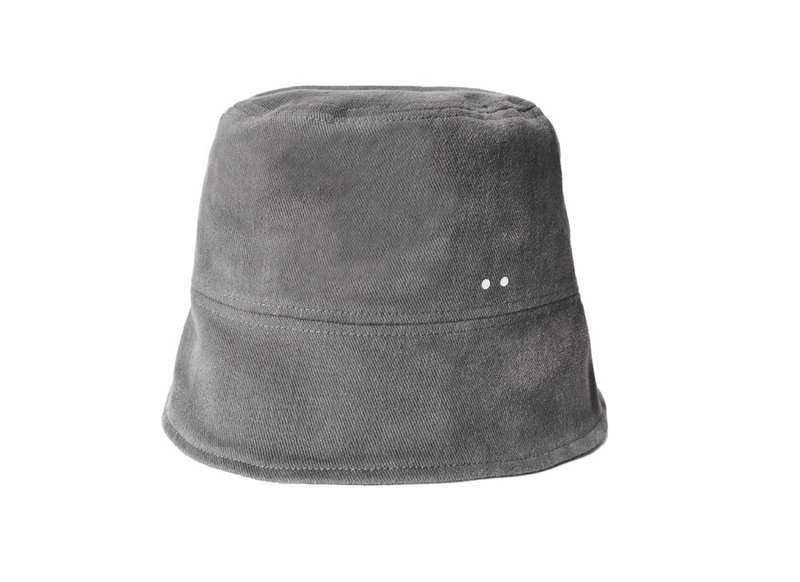 2is HT14AS Traveler Bucket hat Grey Color - หมวก - ผ้าฝ้าย/ผ้าลินิน สีเทา