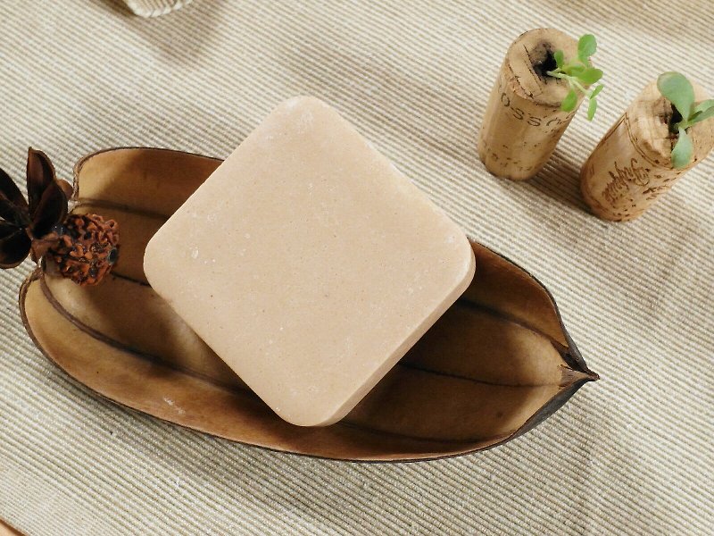 Himalaya Spa Black Salt Shampoo Soap Non-sticky Handmade Soap Scalp Care Body Soap Soap - สบู่ - พืช/ดอกไม้ 