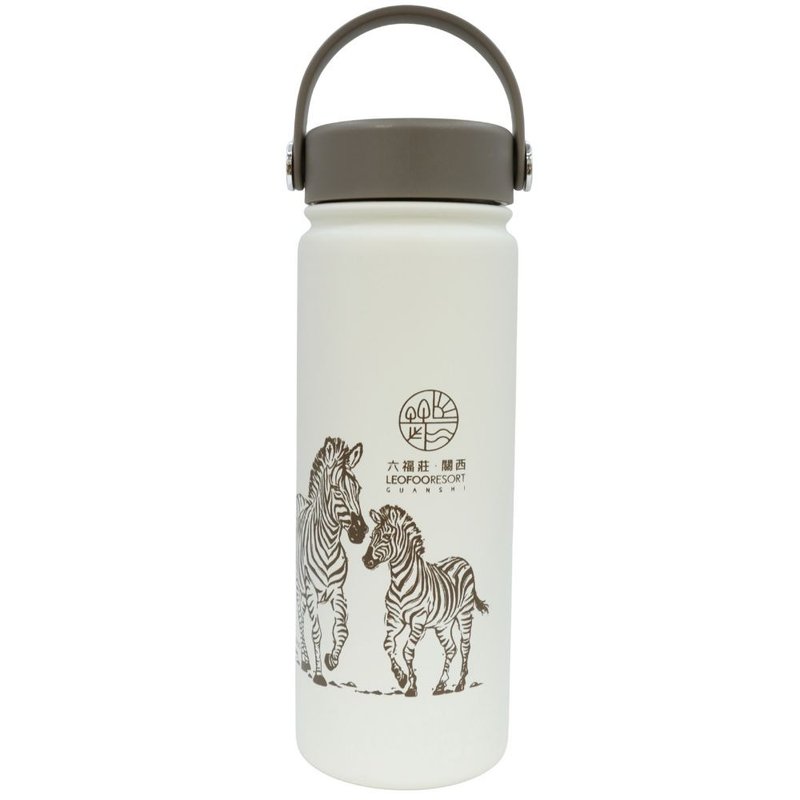 六福村x六福莊  斑馬保溫杯304陶瓷塗層550ml 官方直營 - 保溫瓶/保溫杯 - 其他材質 