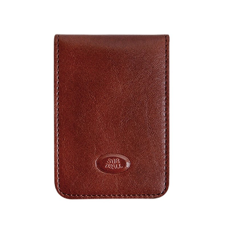 Upturned business card holder - Card Holders & Cases - Genuine Leather Brown
