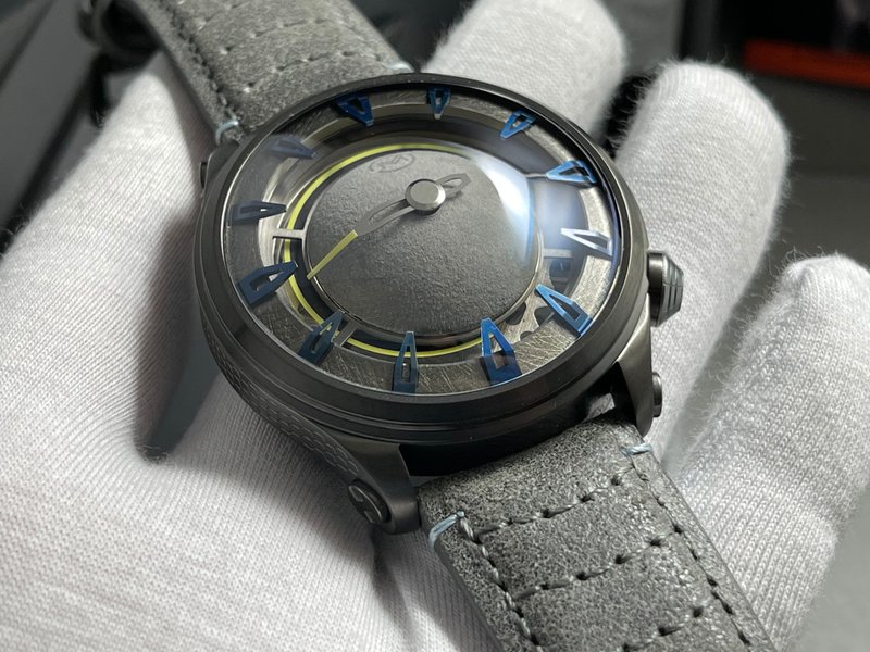 Mars Mission Mars Mission Mechanical Watch-Meteorite-Original Design - นาฬิกาผู้ชาย - สแตนเลส สีเทา