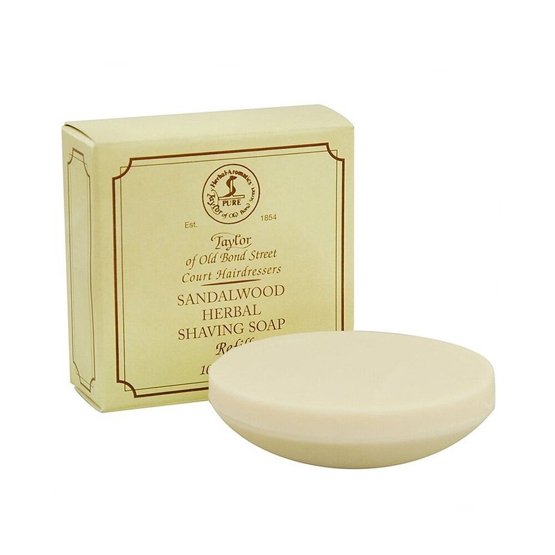 Taylor of Old Bond Street Classic Sandalwood Shave Soap/ Shave Cream/ Shave Foam - Men's Skincare - Other Materials 