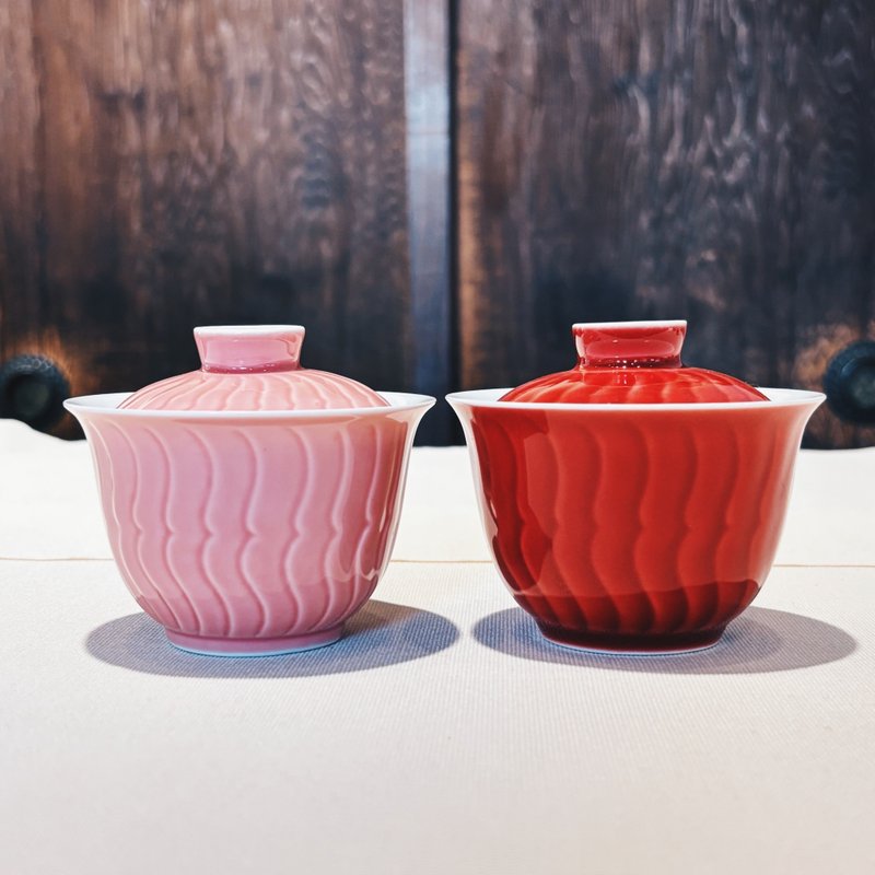 不言美器 映月 蓋杯 - 茶壺/茶杯/茶具 - 瓷 