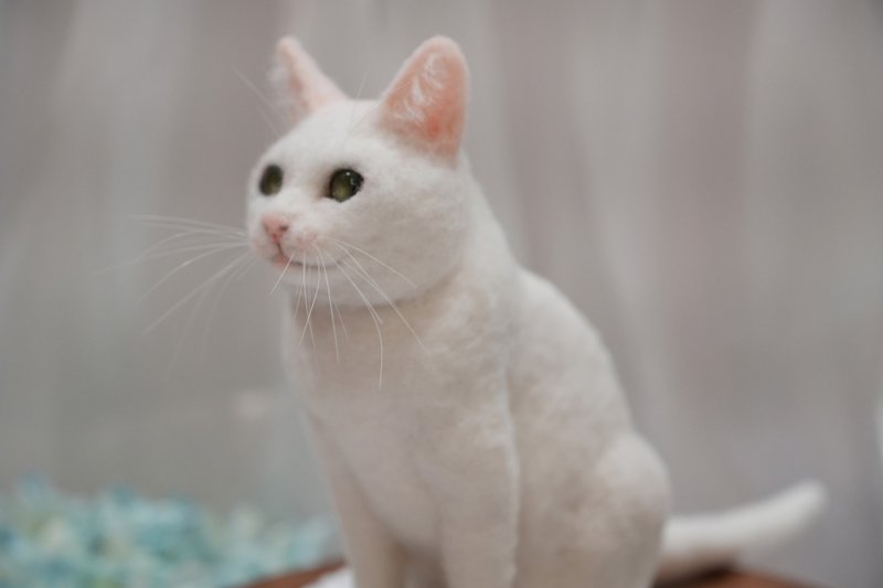 Custom Pet Felted Wool Figurines - Realistic Cats & Dogs - Custom Pillows & Accessories - Wool 