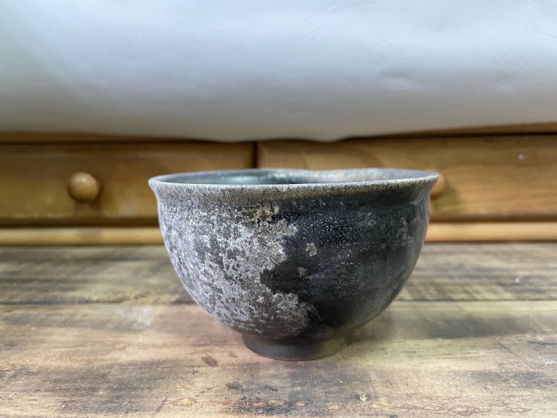 茶碗/柴燒/火痕/落灰/手工/金彩/楊博戎 - 碗 - 陶 